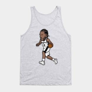 Kawhi Leonard Cartoon Fan Tank Top